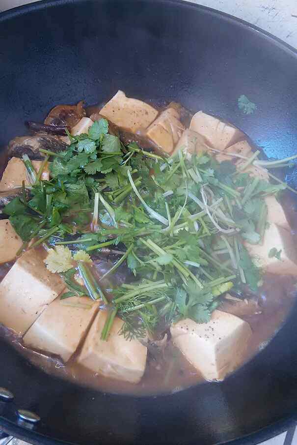 汪丫鱼烧豆腐步骤11