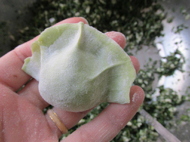 翡翠荠菜饺子步骤8