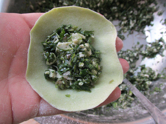 翡翠荠菜饺子步骤7