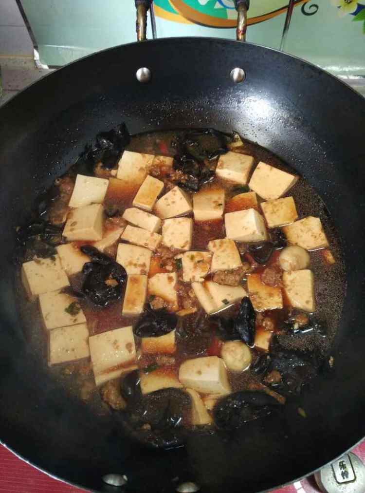 黑木耳炖豆腐步骤6