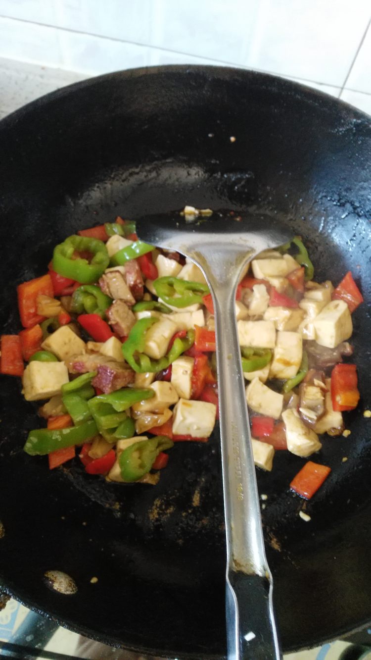 三椒焖豆腐步骤10