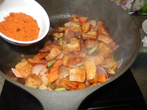 干锅鱼腩豆腐步骤10