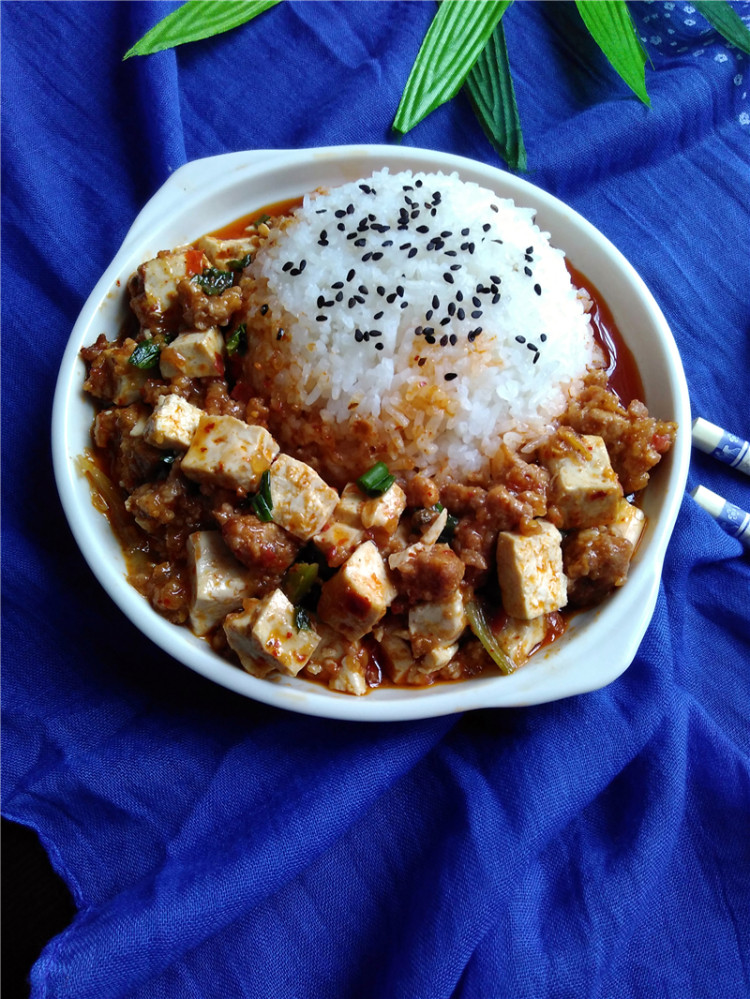 烂肉豆腐盖浇饭步骤13