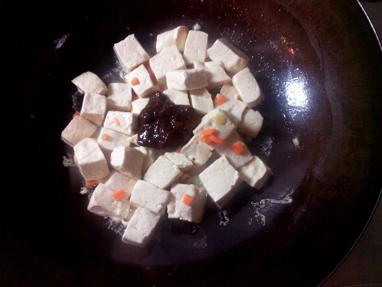 苦苣酱豆腐步骤6