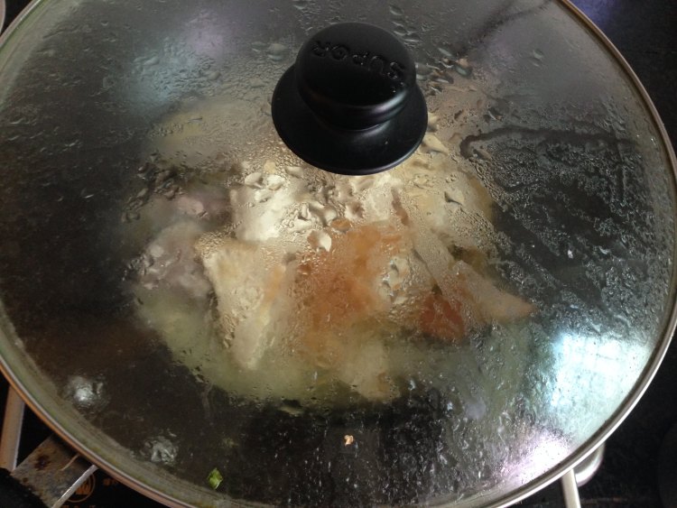 水豆腐烧鱼块步骤5