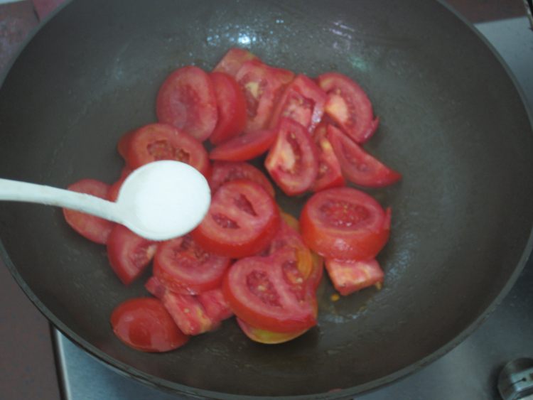蕃茄滑蛋肉碎煮豆腐步骤11