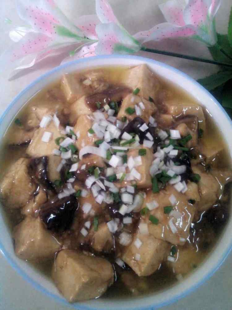 蚝油香菇炖豆腐步骤13