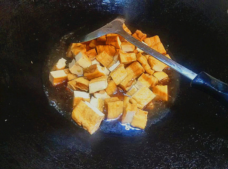 焖豆腐步骤6