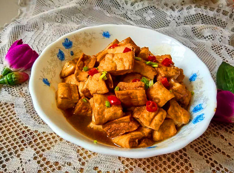 焖豆腐步骤8