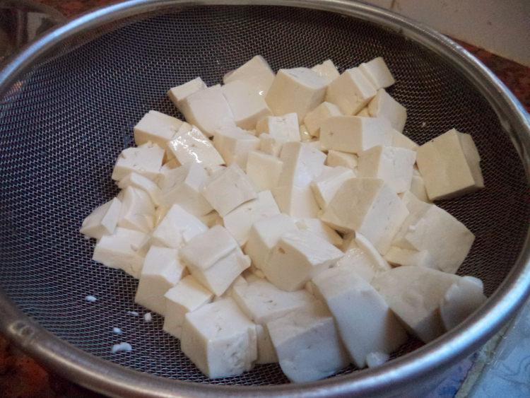 肉末豆腐盖浇饭步骤2