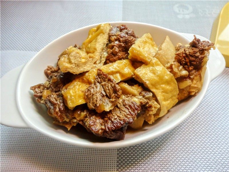牛排炖豆腐步骤9