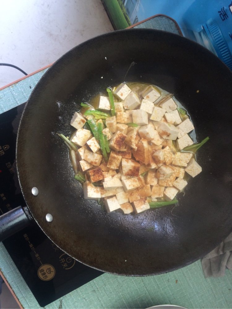 青椒豆腐步骤7