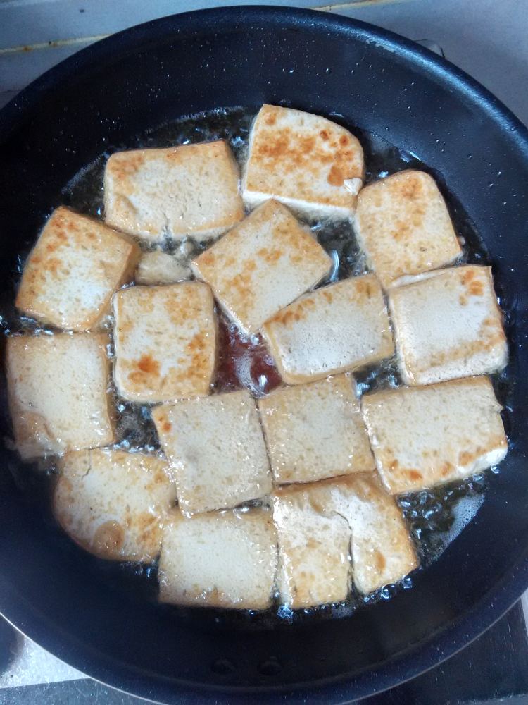 油煎豆腐步骤4
