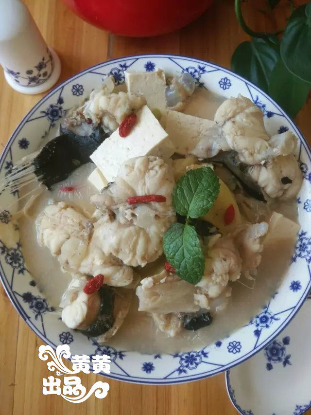 丑鱼豆腐汤步骤16
