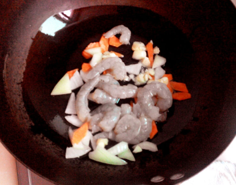 白菜虾仁烩豆腐步骤3