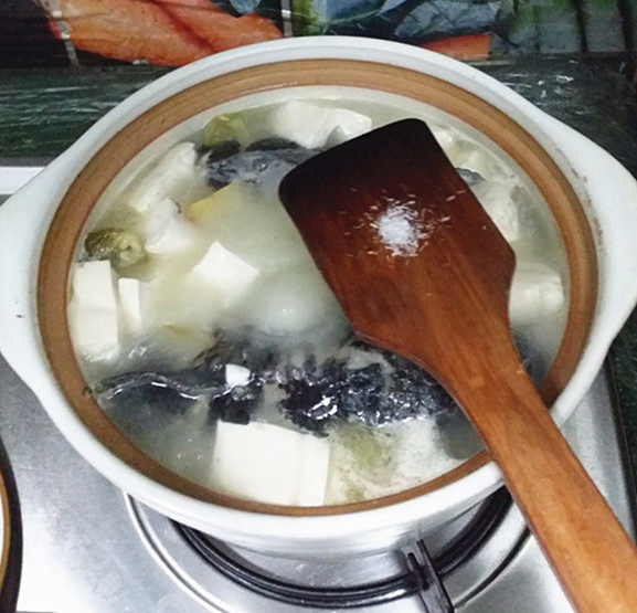 黑鱼豆腐煲步骤11