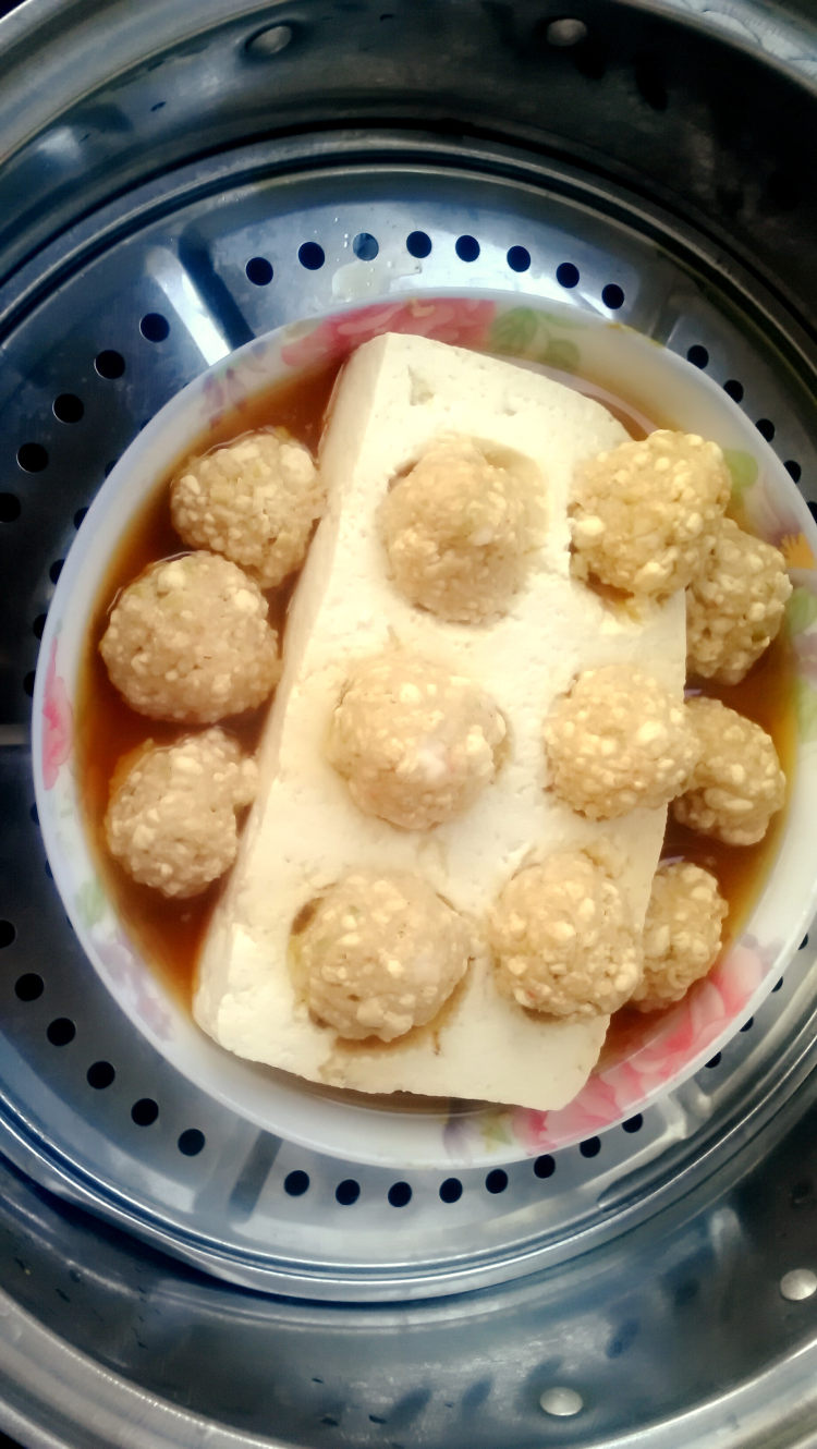 打地鼠版三鲜肉丸酿豆步骤12