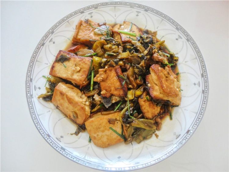 咸菜豆腐步骤6