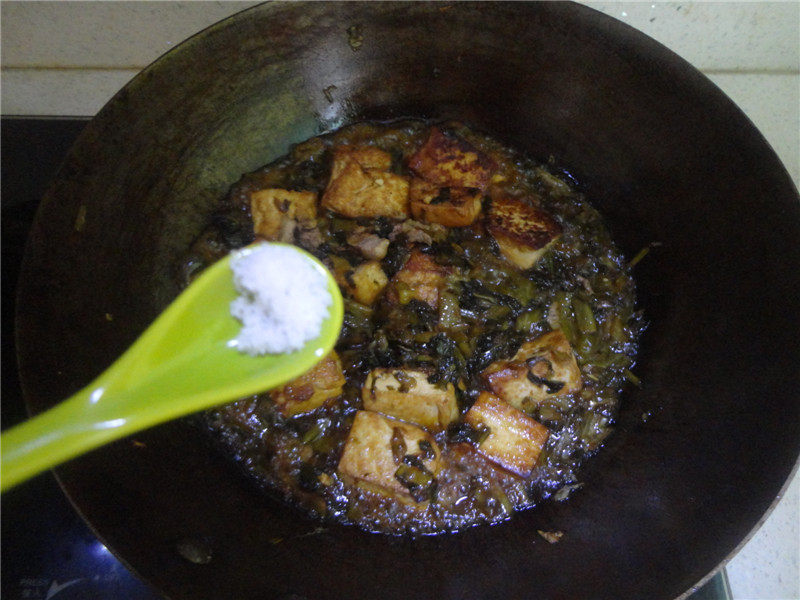 咸菜豆腐步骤5