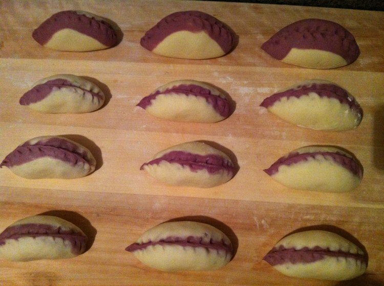 紫薯花边蒸包步骤10
