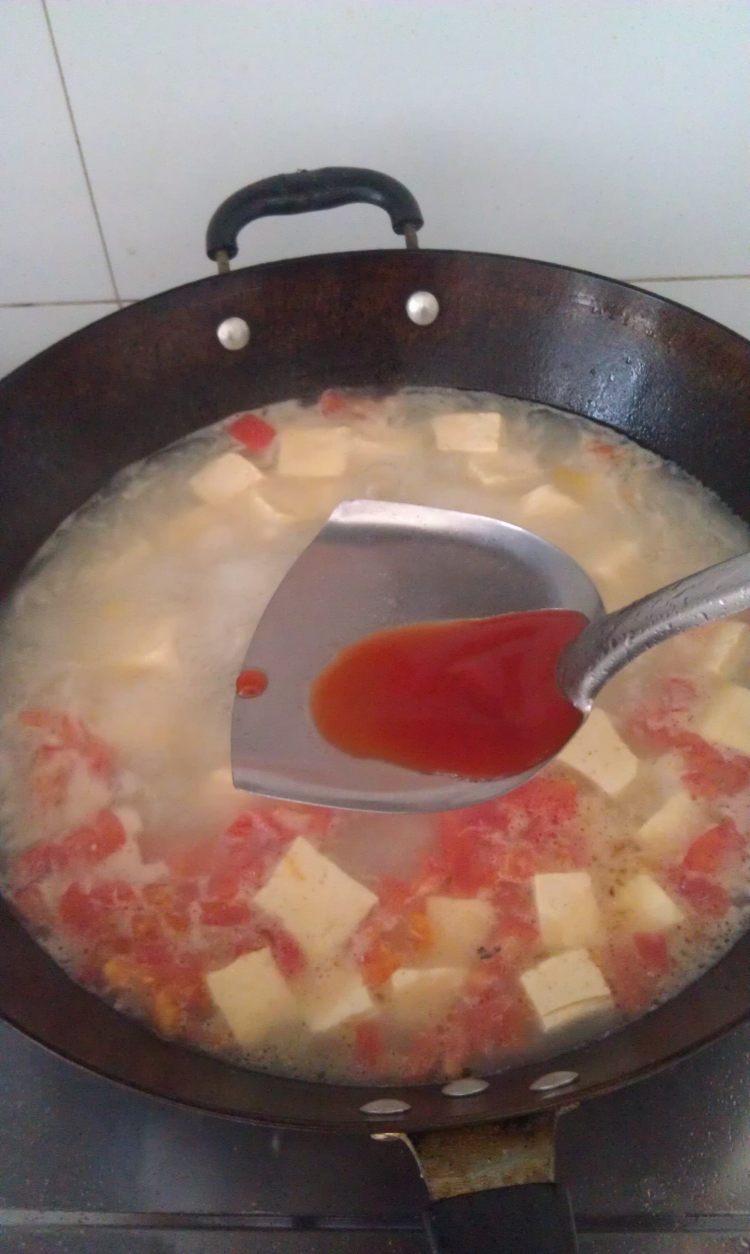 番茄豆腐鱼汤步骤10