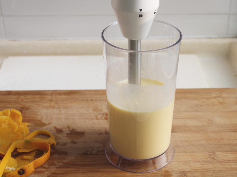 芒果牛奶汤圆捞步骤5