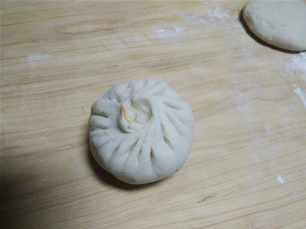南瓜素馅包步骤11