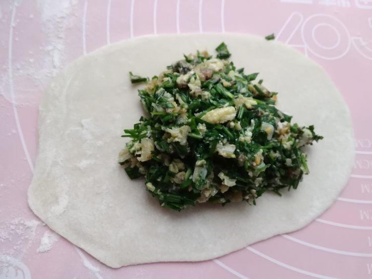 鲜肉鸡蛋韭菜水饺步骤8