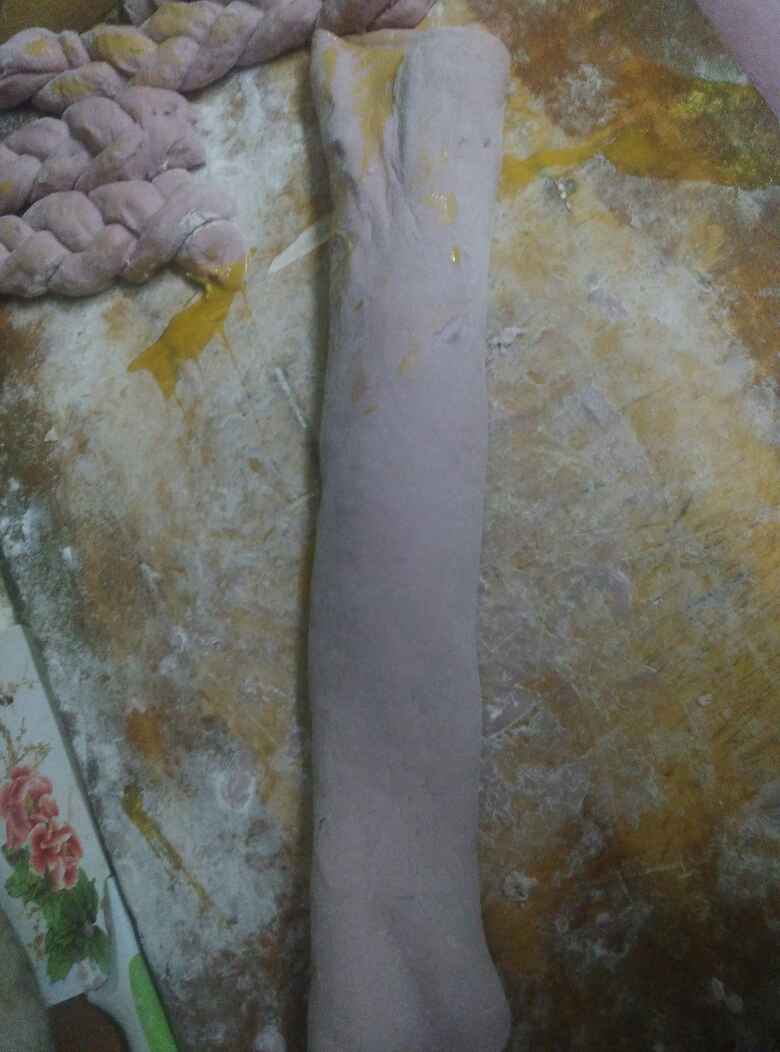 紫薯花卷步骤7