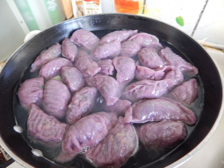紫薯韭菜饺子步骤11