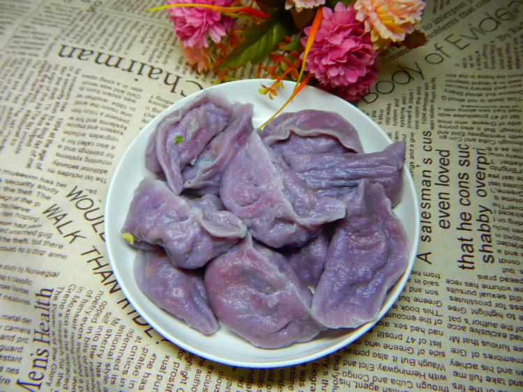 紫薯韭菜饺子步骤12