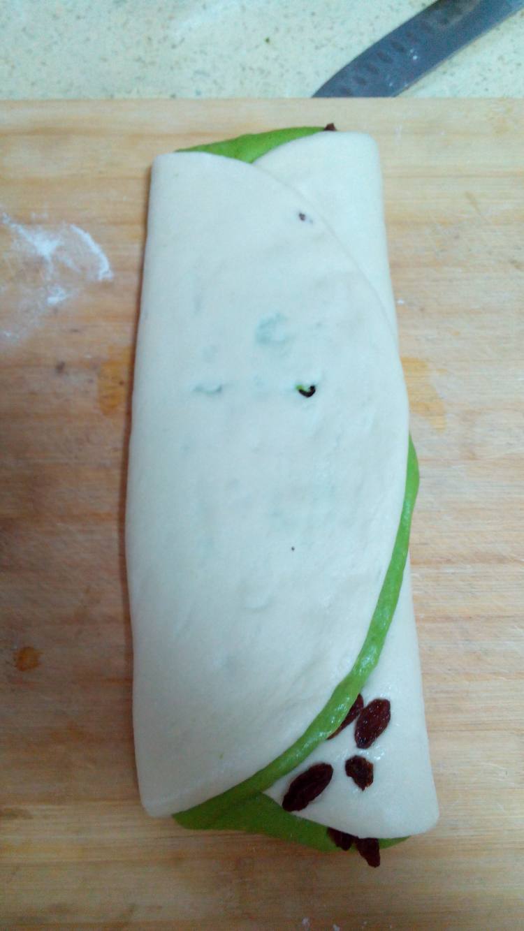 菠菜双色吐司步骤14
