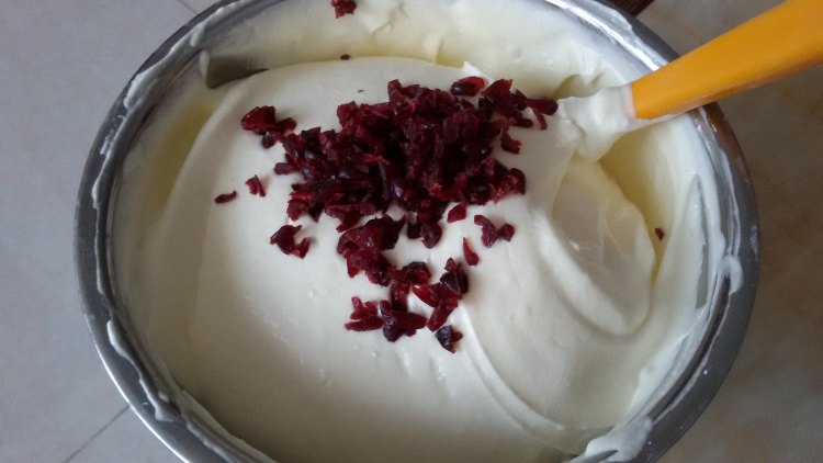 酸奶蔓越莓玉米蛋糕步骤8