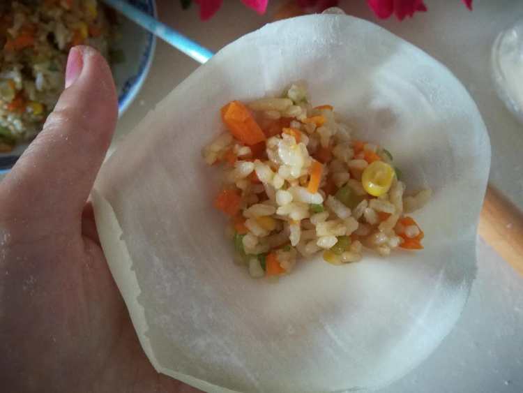 剩米饭+饺子皮之懒人步骤8