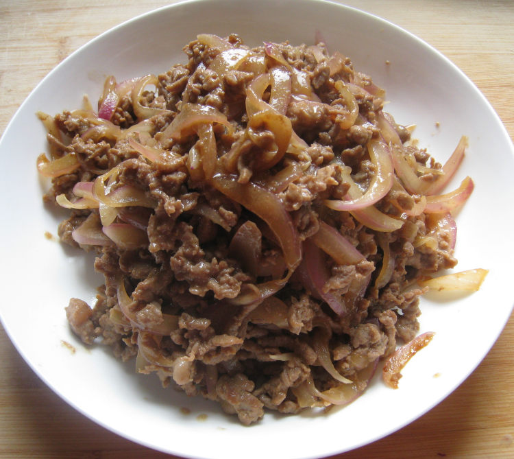 洋葱牛肉丝卷饼步骤8