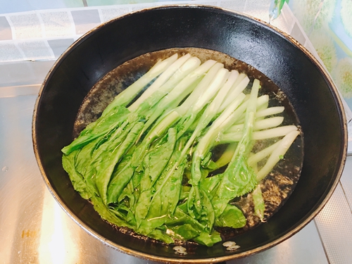 蒜香蚝油芥蓝步骤3