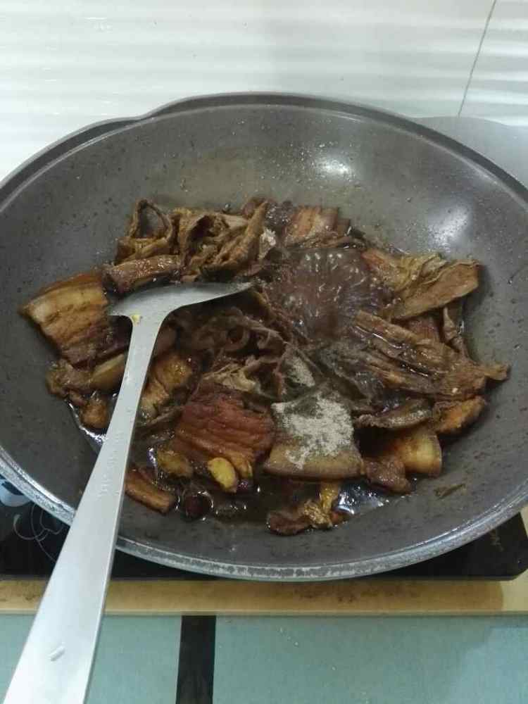红烧干笋肉片步骤10