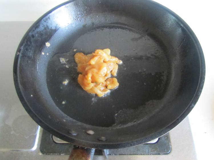 菱角炒鸡片步骤4