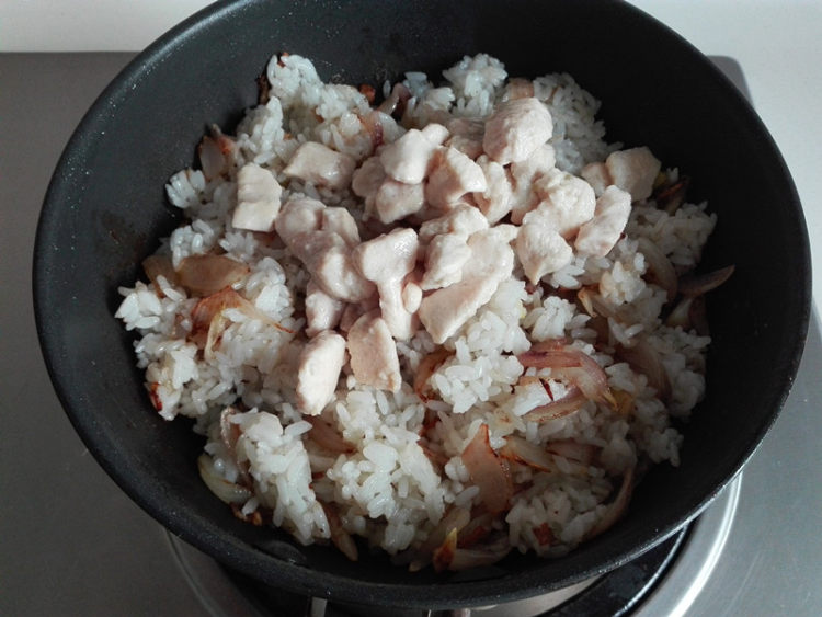 咖喱鸡肉焗饭步骤6
