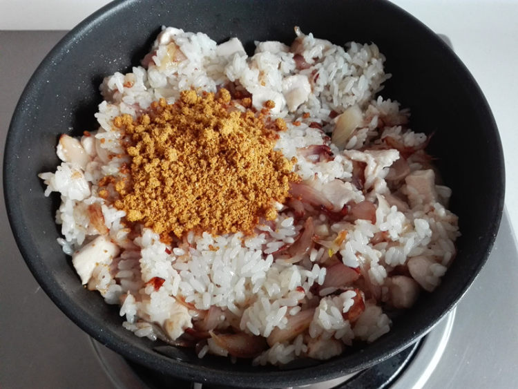 咖喱鸡肉焗饭步骤7