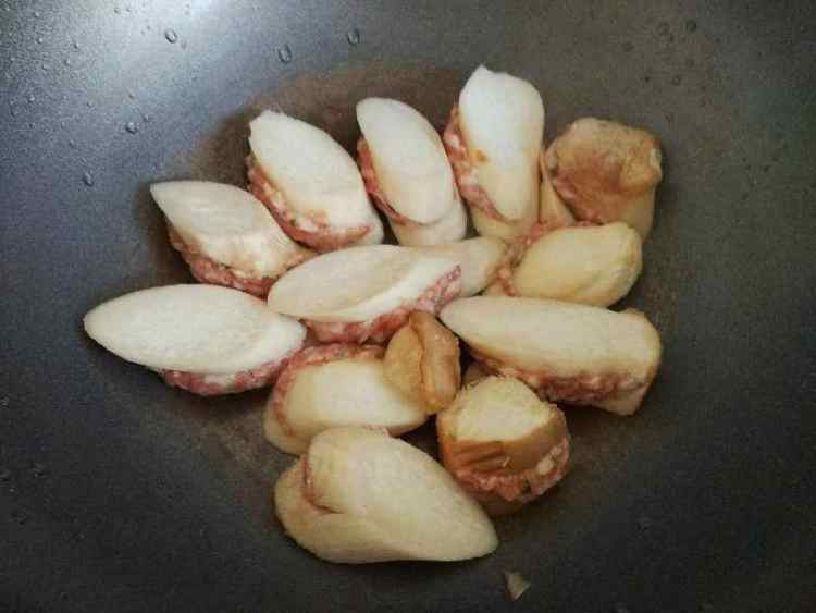 杏鲍菇夹肉步骤4