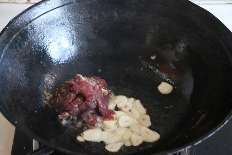 菜椒牛肉片步骤4