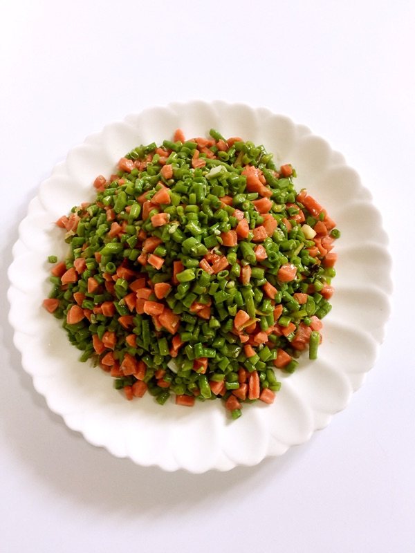 豇豆炒烤肠步骤10
