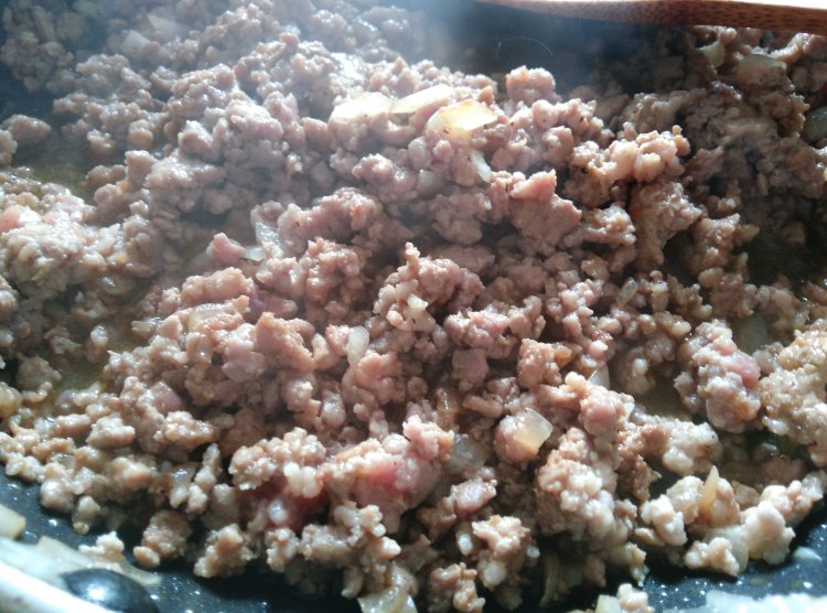 肉末焗饭步骤2