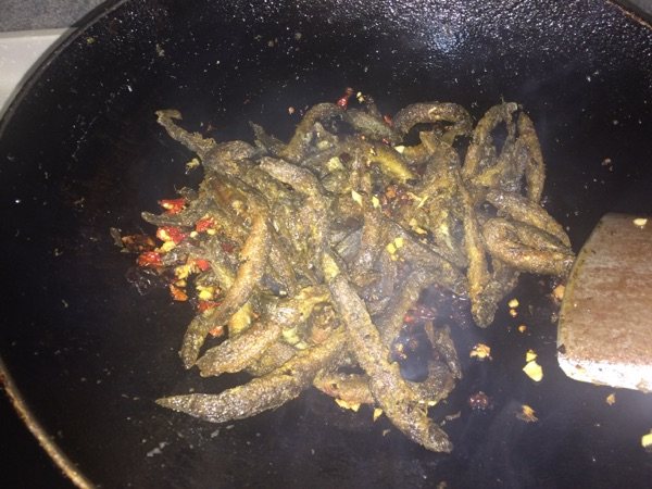 干煸鳅鱼步骤7