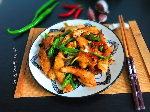 杭椒豆豉鱼步骤9