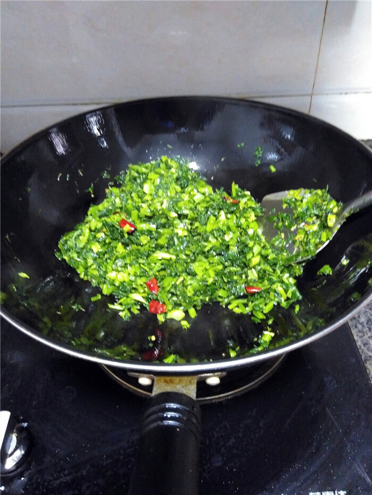 素炒鸡冠菜步骤9