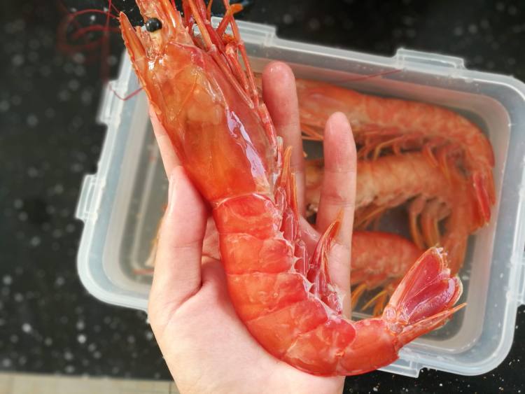 红虾荷兰豆步骤3