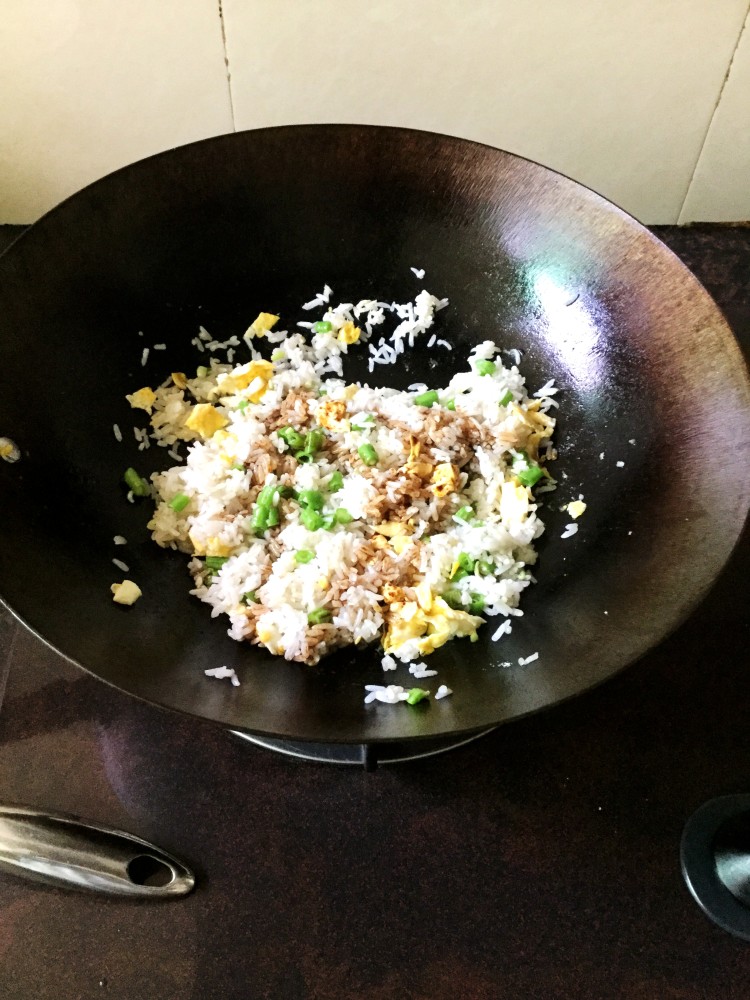 豆角蛋炒饭步骤9