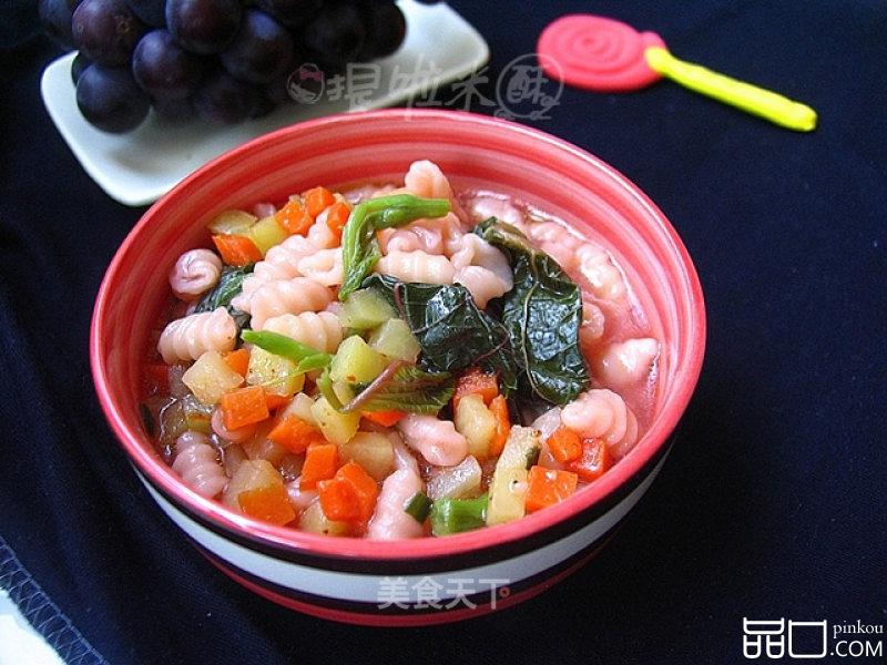 教你简单一招做好看又好吃的面食——苋汁麻食